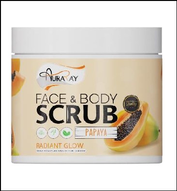 Auraray face & body Scrub Papaya 500ml