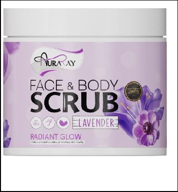 Auraray face & body Scrub Lavender 500ml