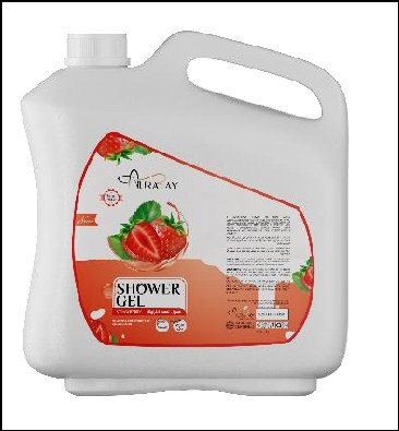 Auraray Shower Gel Strawberry 4.5L