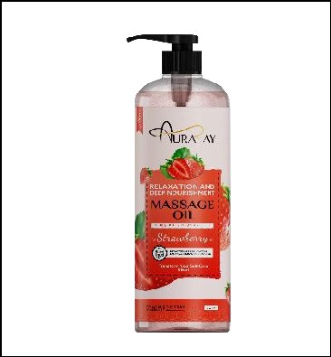 Auraray Massage Oil Strawberry 500ml