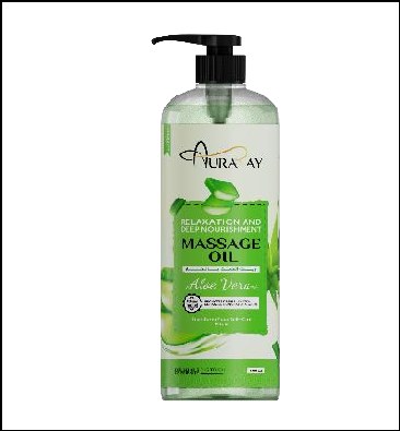 Auraray Massage Oil Aloe Vera 500ml