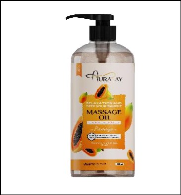 Auraray Massage Oil Papaya 1000ml