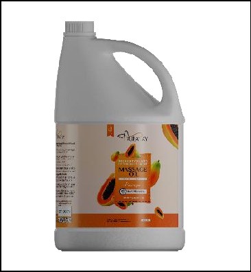 Auraray Massage Oil Papaya 3.78L