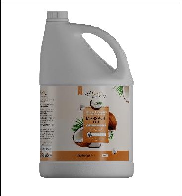 Auraray Massage Oil Coconut 3.78L