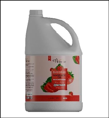Auraray Massage Oil Strawberry 3.78l
