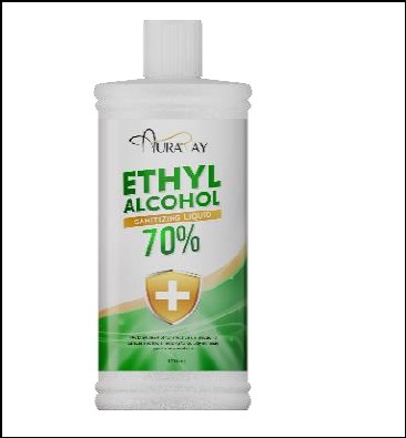 Aurary Ethyl Alcohol 70% - 1000ml